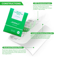 rayyl Jconly Second Skin Tattoo, 10 Sheets Tattoo Aftercare Waterproof Bandage (15cm x 10cm) 0.02MM Matte Protection Film for Skin Recovery