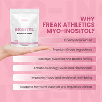 Freak Athletics Inositol (Myo-Inositol) Powder 300g | Premium Myo Inositol Powder - Supports Women with PCOS - Promotes Hormonal Balance & Normal Ovarian Function