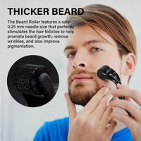 Ninnyi Beard Grooming Care Kit for Men, Beard Oil Roller for Growth