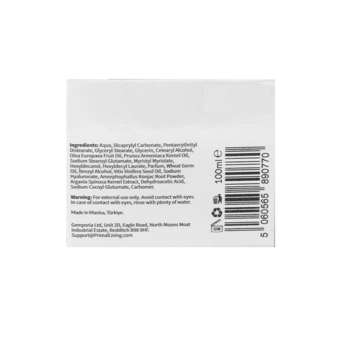 Anti Ageing Cream - 100ML - By Primal Living