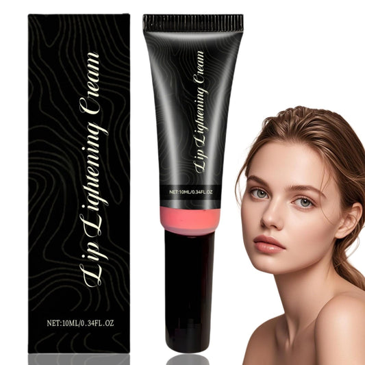 Ruojiar Brightening Lip Balm for Smo/kers and Non-Smo/kers,Lip Lightening Cream for Dark Lips,Lip Plumping Lip Gloss,Lip Lightening Scrub Balm,Natural Ingredients,Refreshing and Not Sticky,Deep Moisturizing