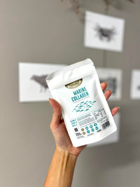 Wellness Lab Protein Powder Food Supplement | Marine Collagen Peptides for Joint, Muscles & Skin Support | 100% Natural, UK Made, No Sugar or Additives | Use in Coffee or Latte | 50g Sample