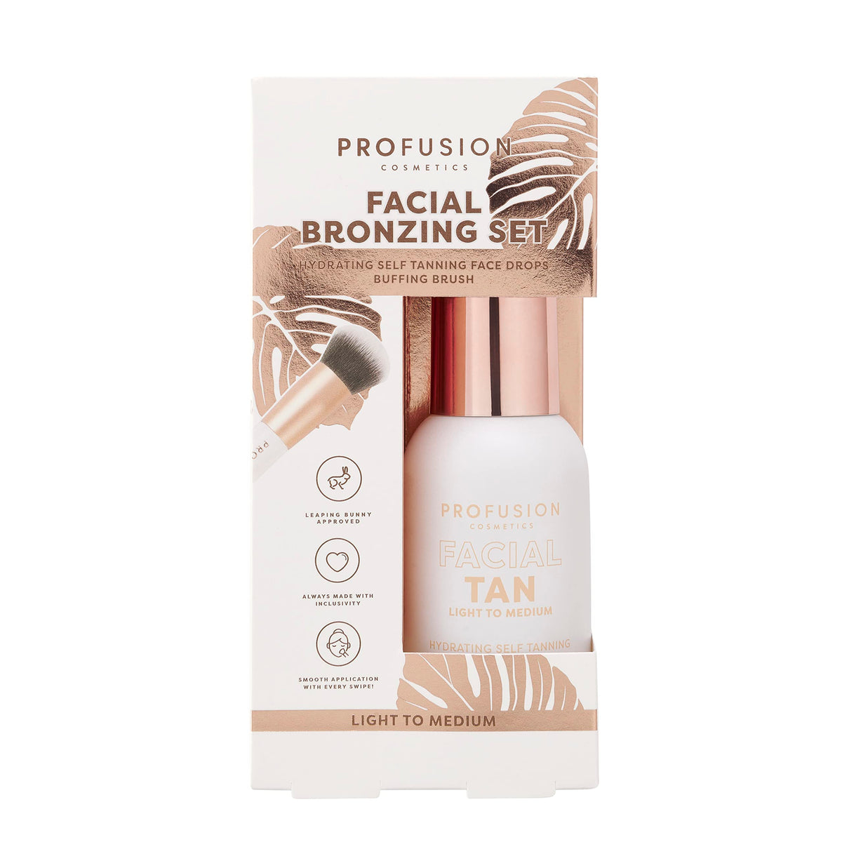 Profusion Cosmetics Facial Bronzing Set for Light to Medium Skin Tones, Get Radiant Complexion and Natural Result with Moisturizing Formula, Raise Your Beauty Routine with Premium Makeup Kits