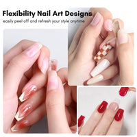 Makartt Peelable Base Coat -15ML Peel off Clear Nail Coat with 2 Wooden Stick, Easy Removal Gel Base Coat for Nail Art Beginners,UV Lamp Required, Ideal for DIY Home Manicure Salon Use