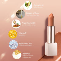XINYUNXIN Beauty Searcher Metallic Shine Lipstick Makeup for Woman Velvet Matte Lipsticks Moisturizing No-Stick Cup Lip Makeup, Long Lasting 24H Waterproof Shine Lip Gloss (#5)