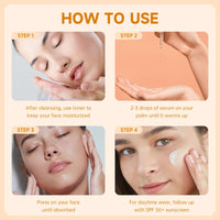 VGO Vitamin C Serum for Face, Facial Serum with Vitamin E & Hyaluronic Acid, Even Skin Tone, Anti-Dark Spots, Fine Lines & Wrinkle (60ml)