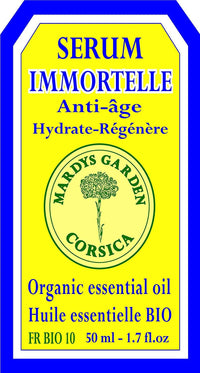 MARDYS GARDEN Immortelle Face Cream 50ml. Rejuvinating. Made from Precious Organic Flowers and Essentials Oils. Serum for Day. Hydrates & Revives