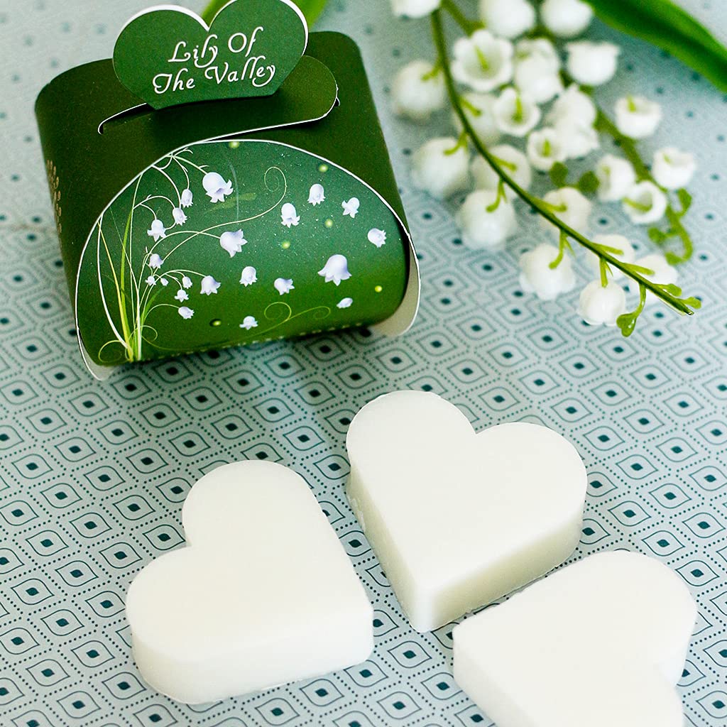 The English Soap Company, Luxury Packed Guest Soaps, Lily of the Valley, 3x20g