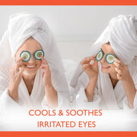 NUAGÉ Nuage Cooling Eye Pads - Cools & Soothes Irritated Eyes | Infused with Cucumber & Vitamin E - Refresh & Revive | Suitable for Daily Use - Relax & Pamper (10 Pack)