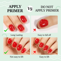 TOMICCA Nail Dehydrator and Primer Set-Professional Nail Bond Primer &Nail Prep Dehydrate,Acid Free Superior Protein Bonding,Fast Air Dry For Gel Polish and Acrylic Powder 0.5oz