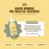 Hair Syrup | Rosemary Pre-Wash Hair Oil | Made with Rosemary, Thyme, Cucumber & Avocado | Nourish Your Scalp & Mind with Growsmary | Vegan | 100% Natural | 100ml