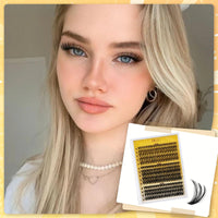 QUEWEL Clusters-Lashes Kit 30+40+50D Lash Clusters Mixed 10-16mm