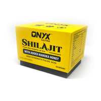 ONYX INGREDIENTS 101 Onyx Shilajit + Manuka Honey 50g - Himalayan Superfood Lab Tested Natural Energy, Focus, Immunity and Gut Health Support Wellness Supplement