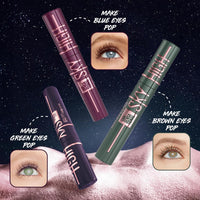 Maybelline New York Lash Sensational Sky High Mascara, Volumising & Lengthening Mascara, Washable Flake-Free Formula Infused with Bamboo Extract & Fibres, 7 ml, Shade: Brown