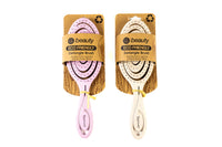 CS Beauty Eco Friendly Straw Hairbrush, Flexible Soft Pin Bristles, Detangling Wet/Dry Hair, Head Massaging Pro