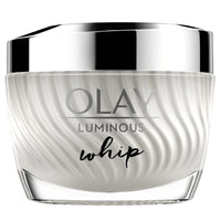Olay Luminous Whip Moisturiser 50ml, 2 in 1 Face Cream & Primer with Niacinamide, Light as Air for a Healthy Glow