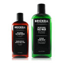 Brickell Men's Products Brickell Men's Daily Essential Face Care Routine II, Purifying Charcoal Face Wash and Daily Essential Face Moisturizer, Natural and Organic, Scented