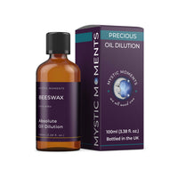 Mystic Moments | Beeswax Absolute Precious Oil Dilution 100ml 3% Jojoba Blend Perfect for Massage, Skincare, Beauty and Aromatherapy