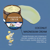 Magnesium Butter Cream for Sleep,Magnesium Cream,Coconut Soothing Relaxing Butters,M/agnesium Soothing Sleep C/ream,M/agnesium Lotion,Moisturizing Body Lotion,Body Calm Moisturing Butter,60g