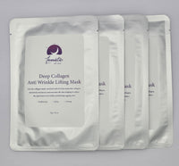 Lauristic Bio Collagen Real Deep Mask, Hydrating Overnight Hydrogel Mask, 34g (4 Pack)