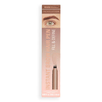 Revolution Beauty London Revolution, Instant Brow Hair Pen, Precision Applicator for Hair-Like Strokes, Long-Lasting Eyebrow Pen, Warm Brown, Vegan & Cruelty-Free, 1.8ml