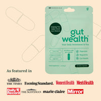 Gut Wealth Daily Postbiotic Capsules for Gut Health Support, 4 Week Pack