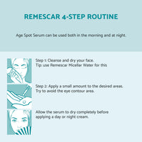 Remescar Age Spot Serum 30ml - Dark Spot Correcting Serum - Clinically Proven Age Spot Remover with Bakuchiol, Tranexamic Acid and Anti-Melanogenic Sugars - Hyperpigmentation Cream