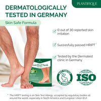 PLANTIFIQUE Plantifique Foot Peel Mask Foot Mask Dermatologically Tested Repair Heels & Removes Dry Dead Skin for Soft Baby Feet - Exfoliating Peel Mask for Hard Skin Peeling (Aloe Vera 2 Pack)