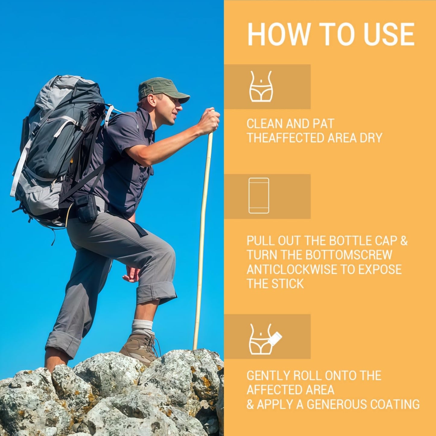 SEMECOMER Anti Chafing Cream & Body Glide Anti-Chafe Balm : Water & Sweat-Proof Balm to Prevent Thigh Rashes, Sport Chafing & Dryness. Long-Lasting Anti-Friction Protection. Sports And Fitness Personnel Needs