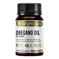 Wild Oregano Oil - Extract 10:1 Equivalent to 1500mg - High in Carvacrol & Thymol - 60 Softgels