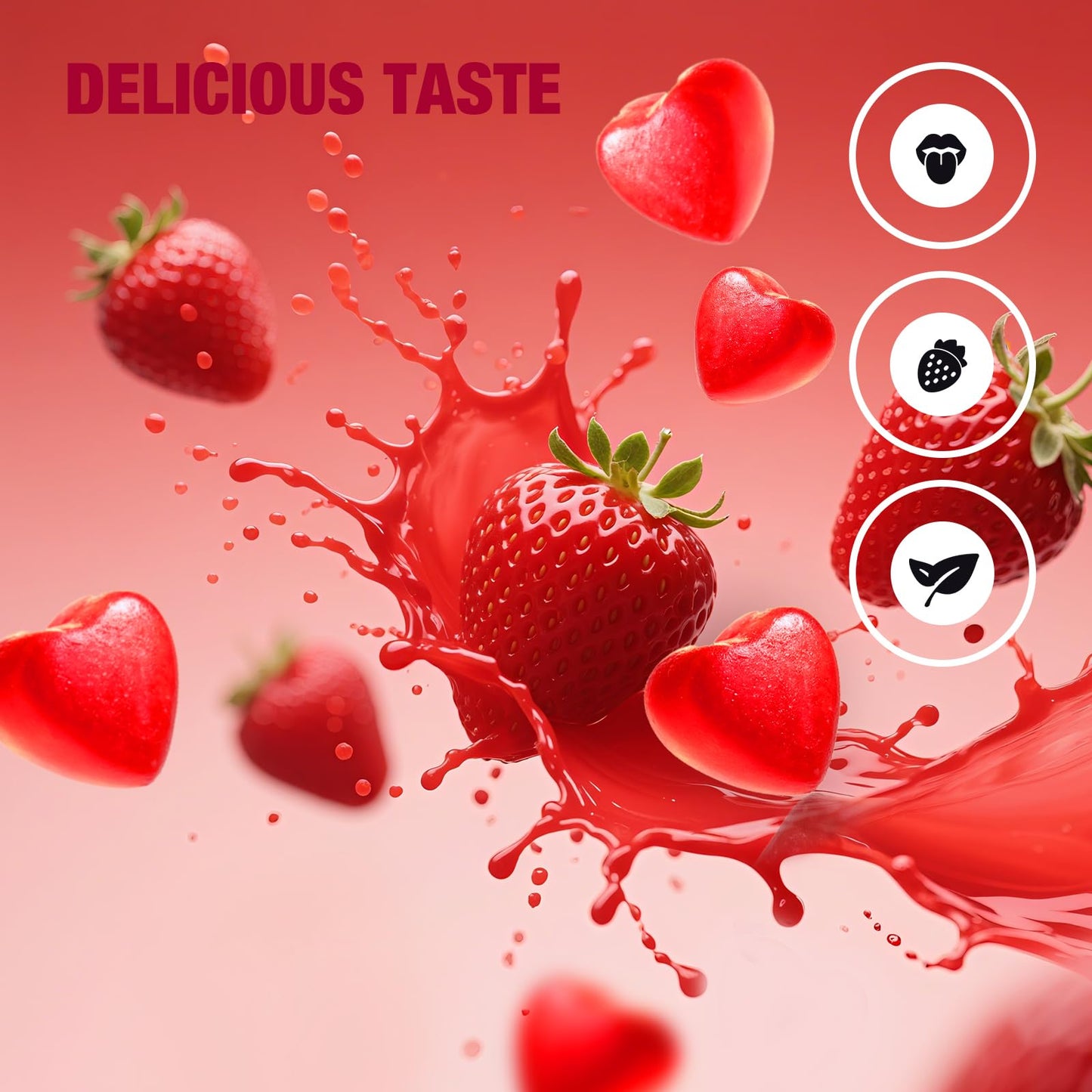 HOOLOO Creatine Gummies 5000mg Creatine Monohydrate with 1000mg Collagen (1 Month Supply) for Men & Women, Vegan & Sugar-Free, Easy Pre/Post Workout Gym Support for Performance and Muscle Power, 60 Count