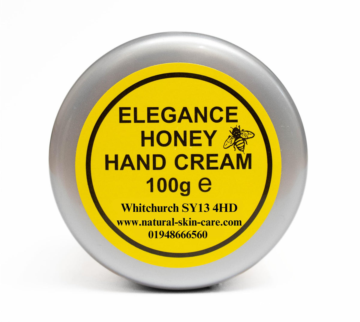 Honey Nourishing Hand Cream 100g by Elegance Natural Skin Care Repair & Restore Dry Chapped Hands Handcream