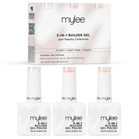 MYLEE Mylee 5 in 1 Builder Base Strengthening Gel Trio 3x15ml (Just Peachy)