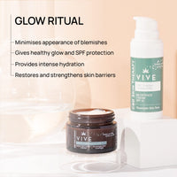 VIVE SkinCare Therapy - Glow Ritual Bundle - BB Cream SPF15 - Night Cream - Face Cream For Mature Skin - Skin Illuminator - Healthy Skin Glow