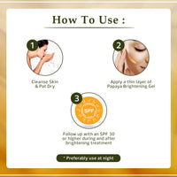 OMIC Organic Extract of Papaya Brightening Gel Tube | 30g | 1Oz