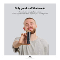 Copenhagen Grooming The Activator - Efficient Beard Growth Oil - Beard Oil for Men - Serum for Facial Hair Growth for Men - Oil Serum for Beard Growth & Beard Care