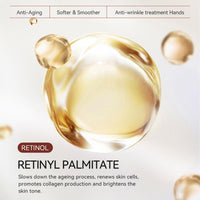 HERBINSOLS Retinol Hand Cream - Anti Aging Hand Cream - Hand Repair Cream Firming & Moisturising - Retinol Moisture Intensive hand cream for Very Dry Hands, Care for Skin, Nails & Cuticles