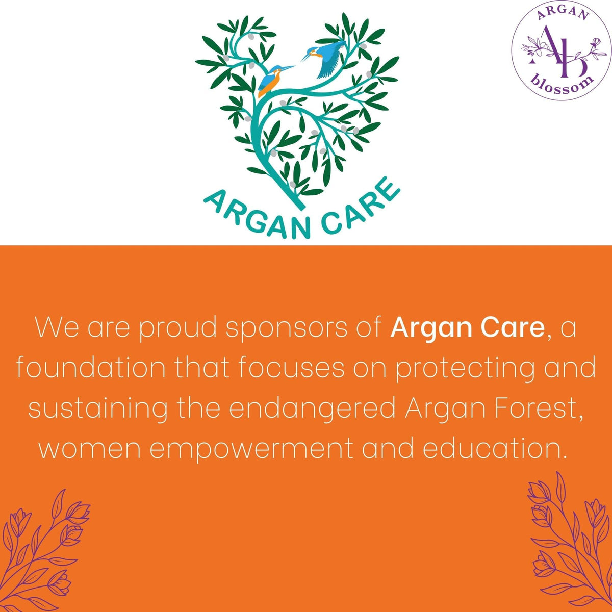 Argan Blossom - Organic Moroccan Argan Oil - Luxury Nourishing & Soothing Organic Face Oil - LES JARDINS DE VENDÔME - Vegan Skincare And Hair Oil (50ml)
