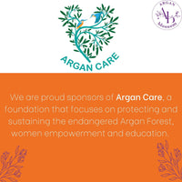 Argan Blossom - Organic Moroccan Argan Oil - Luxury Nourishing & Soothing Organic Face Oil - LES JARDINS DE VENDÔME - Vegan Skincare And Hair Oil (50ml)