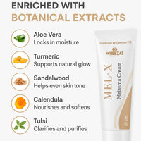 CAEMORA Melasma Cream | Fades Chloasma, Dark Spots & Uneven Skin Tone | Pigmentation | Protects Skin against Sunburn and Tanning