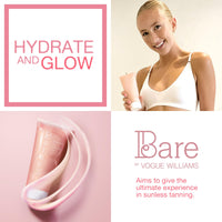 LUNA BY LISA JORDAN Bare By Vogue Express Tan Remover Gel - Quickly Removes Fake Tan While Hydrating Your Skin - Contains Aloe Vera & Glycerin - Self Tan Eraser, 200ml