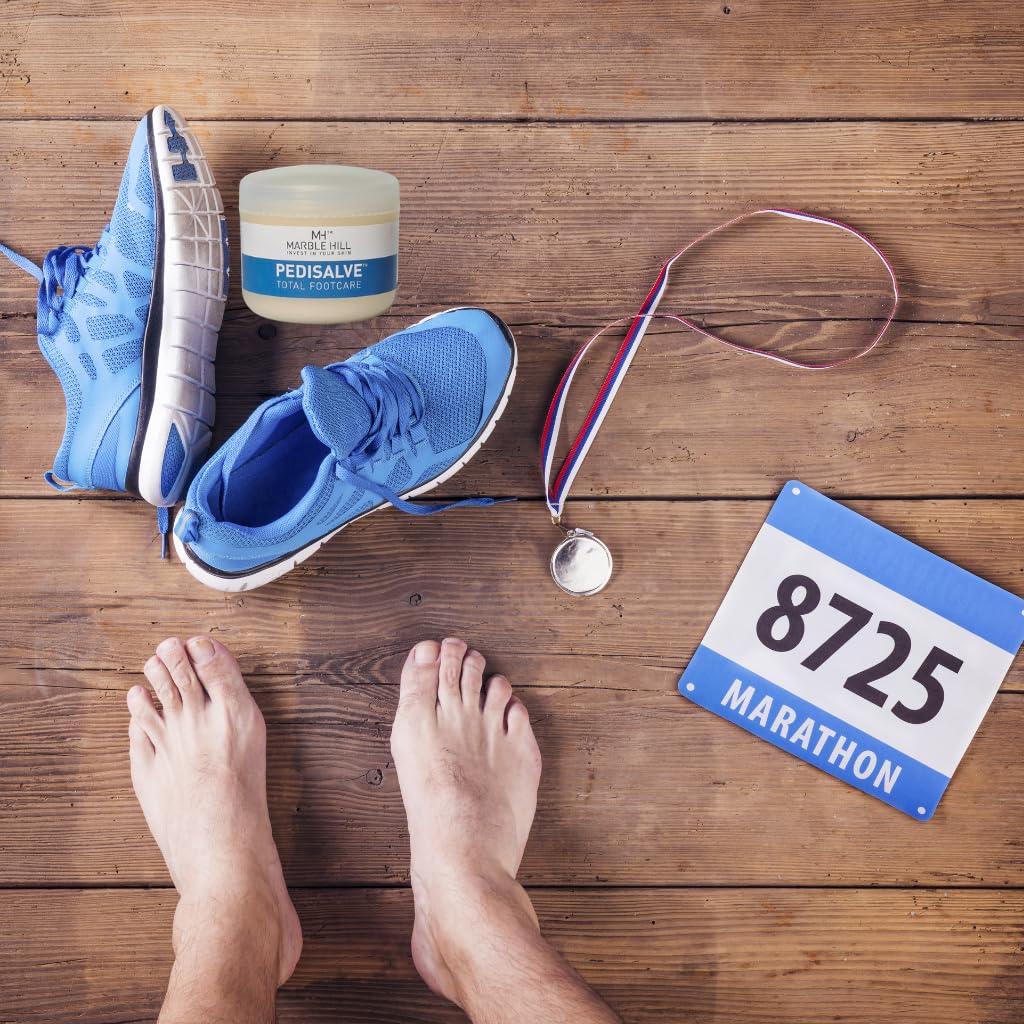 PediSalve Foot Cream Fast Relief Very Dry Feet Hard Skin. Cracked Heels Diabetic Foot Care, Eczema. Shea butter Vit E. Developed by Medical Doctor Marble Hill 100g