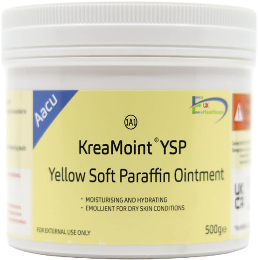 Generic Aacu KreaMoint YSP Yellow Soft Paraffin Ointment 500g