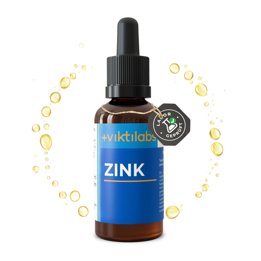 viktilabs Zinc Drops - Supports Immune System, Skin & Cell Protection - Highly Bioavailable Zinc Sulphate Dissolved in Water - Free from Alcohol & Additives - Easy Dosage with Pipette - 50 ml