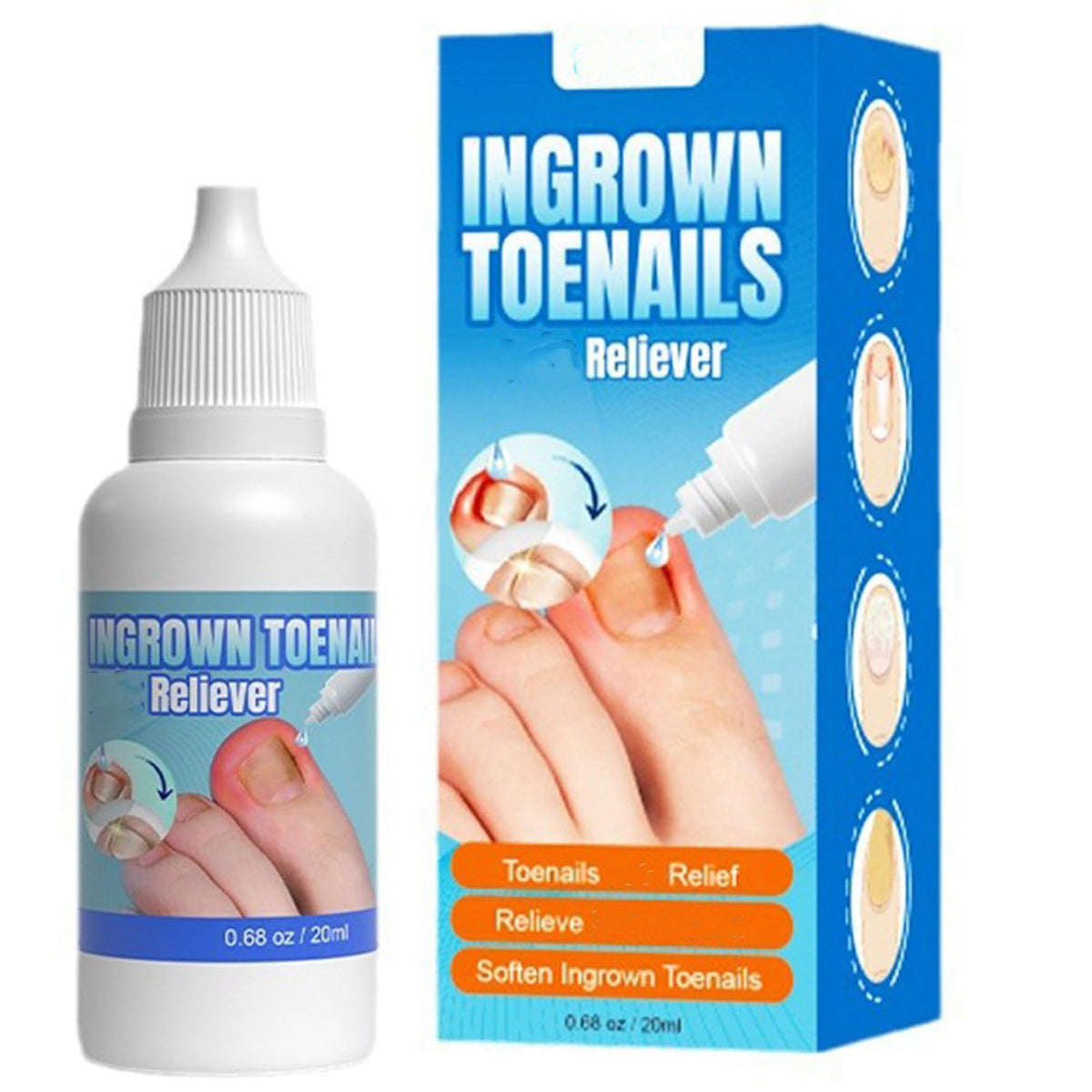 ASMAYSA Ingrown Toenail Correction Extra Strong - Ingrown Toenail Drop- Cuticle Care Oil for Ingrown Toenails - Trimming Toenail Softening Drop Ingrown Toenail Correction,20ml