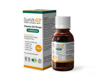 SunVit-D3 Vitamin D3 Kids' Drops 2000IU (20ml Orange Flavour)