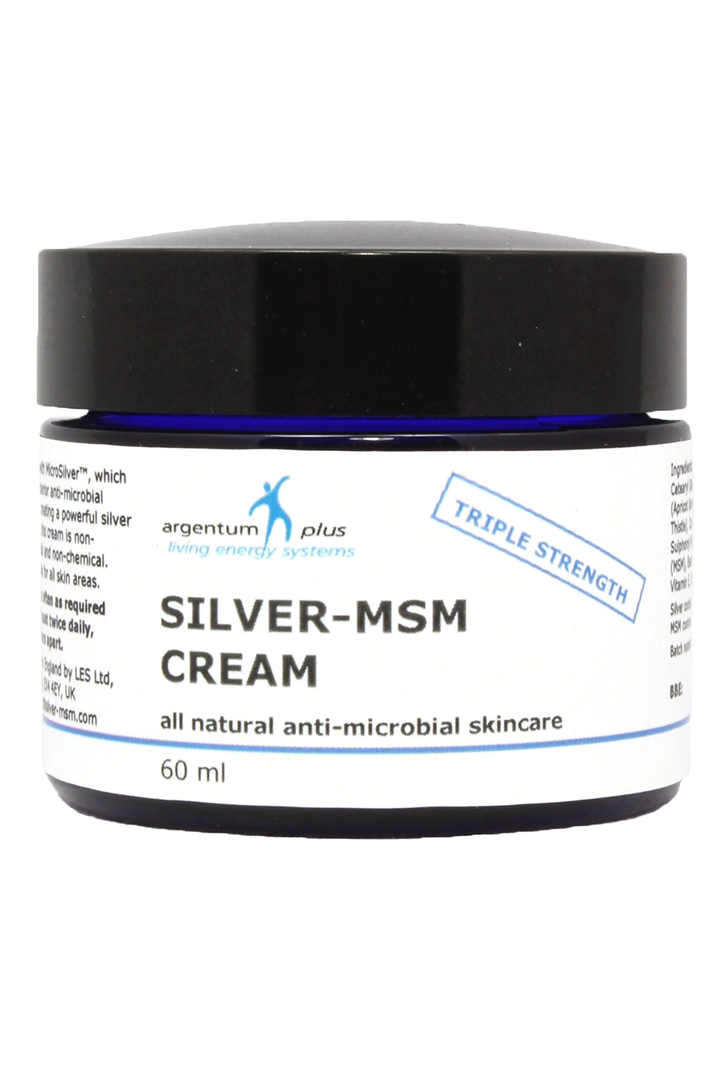 argentum plus Triple Strength Silver-MSM Cream 60 ml