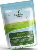 Organic Chlorella Tablets by TheHealthyTree Company - High in Vitamin B12 and E, Iron, Protein and Amino Acids - UK Certified Cracked Cell Wall Vegan Chlorella, 300 x 500mg (150g)