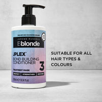 Jerome Russell Bblonde JPLEX CONDITIONER | Bond Building Deep Conditioning Hair Mask for Damaged Hair | Strengthening & Repair Treatment to Improve Hair Health & Restore Elasticity | 300ml
