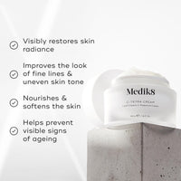Medik8 C-Tetra Cream - Lipid Vitamin C Radiance Cream - Visibly Bright, Dewy and Energised Complexion - 50ml